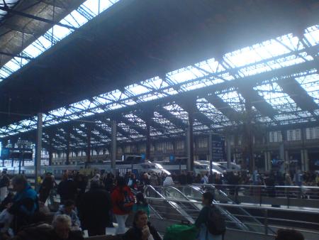 Départ Paris gare de Lyon direcrection Dijon