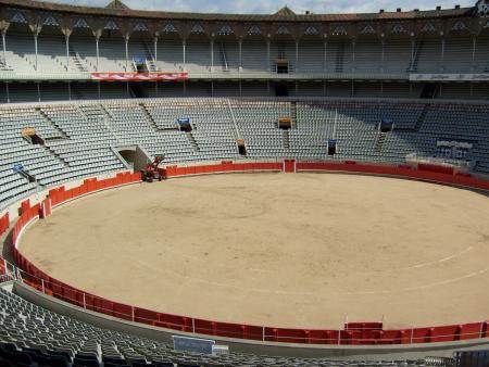 Plaza Monumental de toros de Barcelona...